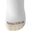 imageNautica Womens Quarter Socks  6 Pack Cushioned Moisture Wicking Athletic Socks for Women for Gym Running Sports 410WhiteOatmeal