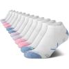 imageNautica Womens No Show Socks  12 Pack Cushioned Moisture Wicking Low Cut Womens Ankle Sock  Breathable Athletic Women SocksWhite Multi