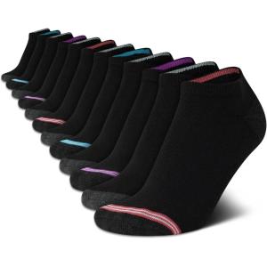 imageNautica Womens No Show Socks  12 Pack Cushioned Moisture Wicking Low Cut Womens Ankle Sock  Breathable Athletic Women SocksBlack