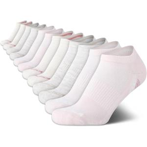 imageNautica Womens No Show Socks  12 Pack Cushioned Moisture Wicking Low Cut Womens Ankle Sock  Breathable Athletic Women SocksPink Oatmeal