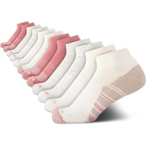 imageNautica Womens Quarter Socks  12 Pack Moisture Control Cushioned Athletic Socks for Women for Sport ampamp Gym Wear Size 410Oatmeal Logo