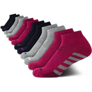 imageNautica Womens Quarter Socks  12 Pack Moisture Control Cushioned Athletic Socks for Women for Sport ampamp Gym Wear Size 410Purple Assorted
