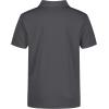 imageNautica Boys School Uniform Short Sleeve Polo Shirt Button Closure Moisture Wicking Performance MaterialCharcoal