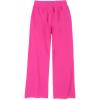 imageNautica Girls Fleece Sweatpants Functional Pockets Elastic Waistband ampamp Drawstring ClosureRoseWide Leg
