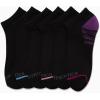 imageNautica Womens Low Cut Socks  6 Pack Breathable Cushioned Athletic Performance No Show Socks for Women Sizes 410Black Detailed
