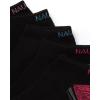 imageNautica Womens Low Cut Socks  6 Pack Breathable Cushioned Athletic Performance No Show Socks for Women Sizes 410Black Mesh