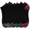 imageNautica Womens Low Cut Socks  6 Pack Breathable Cushioned Athletic Performance No Show Socks for Women Sizes 410Black Mesh