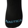 imageNautica Womens Low Cut Socks  6 Pack Breathable Cushioned Athletic Performance No Show Socks for Women Sizes 410BlackWhiteGrey
