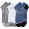 imageNautica Womens Low Cut Socks  6 Pack Breathable Cushioned Athletic Performance No Show Socks for Women Sizes 410BlueWhiteGrey