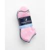 imageNautica Womens Low Cut Socks  6 Pack Breathable Cushioned Athletic Performance No Show Socks for Women Sizes 410Pink Assorted