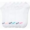 imageNautica Womens Low Cut Socks  6 Pack Breathable Cushioned Athletic Performance No Show Socks for Women Sizes 410White