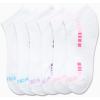 imageNautica Womens Low Cut Socks  6 Pack Breathable Cushioned Athletic Performance No Show Socks for Women Sizes 410White Pure