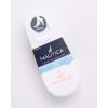 imageNautica Womens No Show Stretchy Sport Liner Socks with Non Slip Grip 6 PackAll White