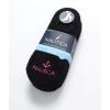 imageNautica Womens No Show Stretchy Sport Liner Socks with Non Slip Grip 6 PackBlack