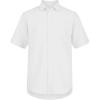 imageNautica Boys School Uniform Short Sleeve ButtonDown Oxford Shirt Chest Pocket Breathable FabricWhite Performance