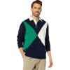 imageNautica Mens Colorblock Rugby SweaterNavy