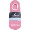 imageNautica Womens No Show Stretchy Sport Liner Socks with Non Slip Grip 6 PackHeather Assorted