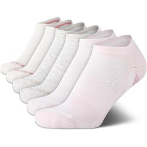 imageNautica Womens Low Cut Socks  6 Pack Breathable Cushioned Athletic Performance No Show Socks for Women Sizes 410Pink Oatmeal