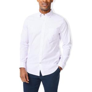 imageNautica Young Mens School Uniform Long Sleeve Performance Oxford ButtonDown ShirtLilac