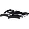 imageNautica Mens Flip Flop Beach Sandal Boat Slide Water SlippersBlack Greyeccen