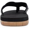 imageNautica Mens Flip Flop Beach Sandal Boat Slide Water SlippersBlackwoven