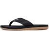imageNautica Mens Flip Flop Beach Sandal Boat Slide Water SlippersBlackwoven