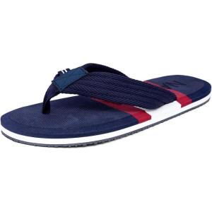 imageNautica Mens Flip Flop Beach Sandal Boat Slide Water SlippersNavy Redeccen