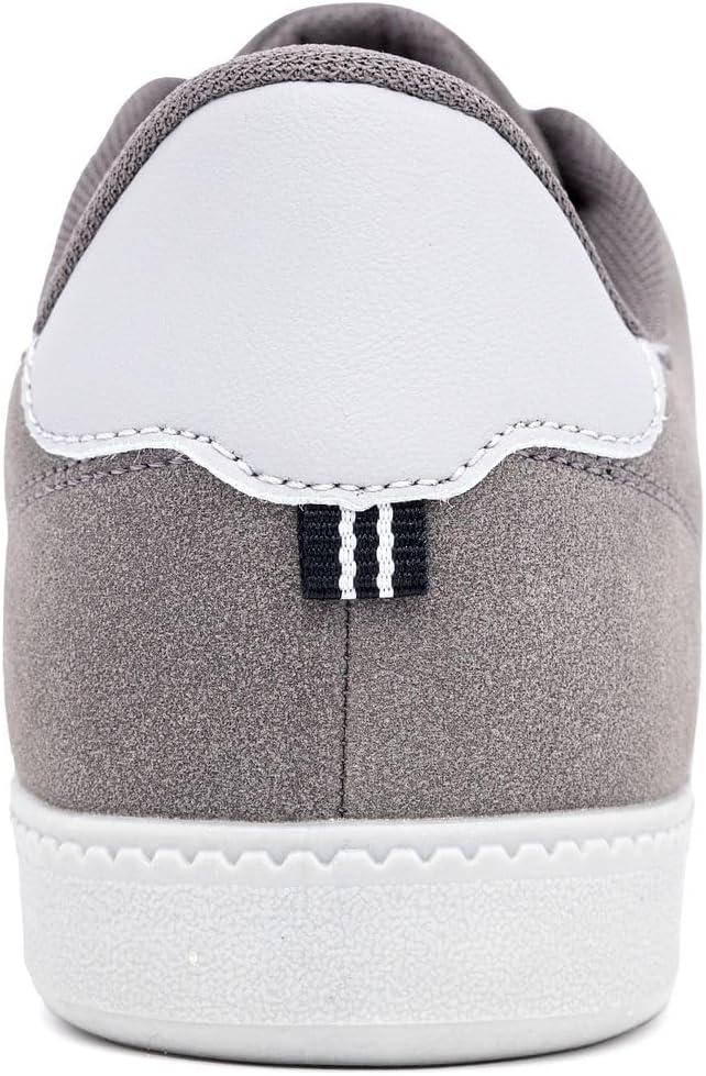 imageNautica Mens Classic LaceUp Low Top Fashion Sneaker Loafer  Stylish and Comfortable Casual ShoeGreyiod