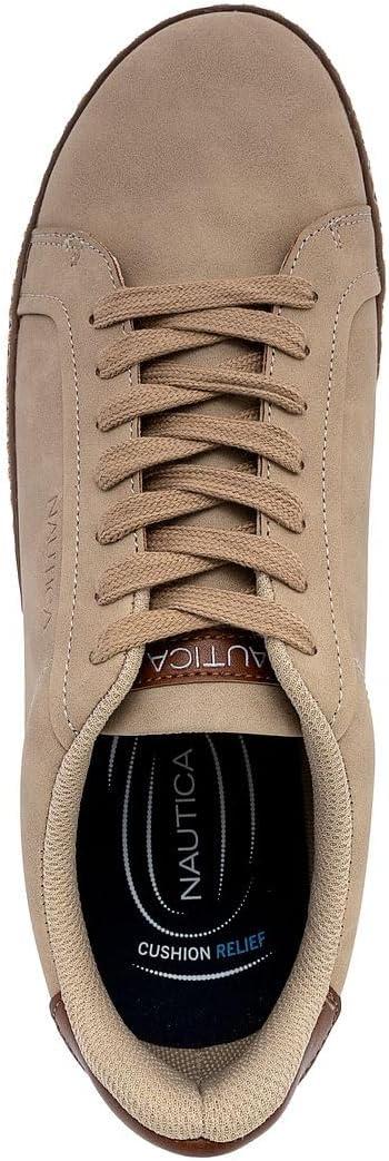 imageNautica Mens Classic LaceUp Low Top Fashion Sneaker Loafer  Stylish and Comfortable Casual ShoeSandjalad