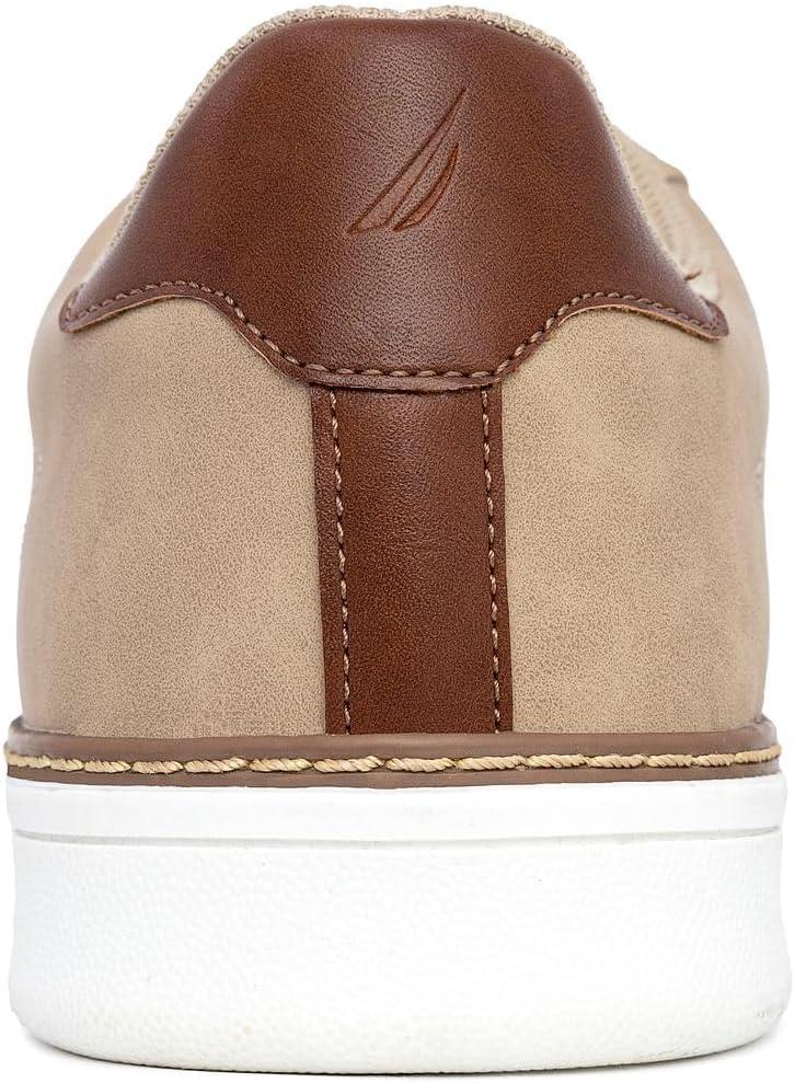 imageNautica Mens Classic LaceUp Low Top Fashion Sneaker Loafer  Stylish and Comfortable Casual ShoeSandjalad
