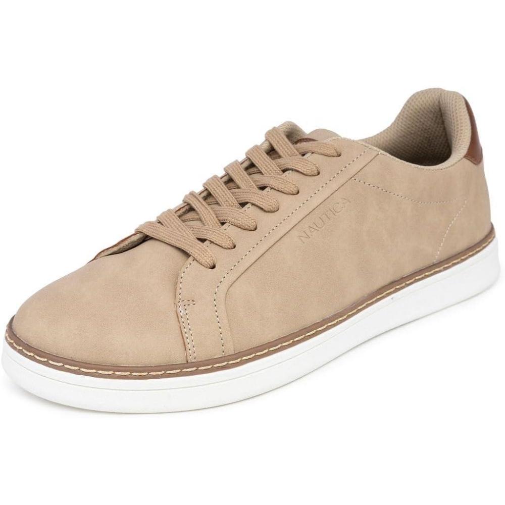 imageNautica Mens Classic LaceUp Low Top Fashion Sneaker Loafer  Stylish and Comfortable Casual ShoeSandjalad