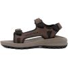 imageNautica Mens Athletic Sport Sandals  Adjustable Strap Comfortable OpenToe Hiking ampamp Walking Sandals with Cushioned SoleBrown Black
