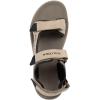 imageNautica Mens Athletic Sport Sandals  Adjustable Strap Comfortable OpenToe Hiking ampamp Walking Sandals with Cushioned SoleTaupe Black