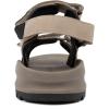 imageNautica Mens Athletic Sport Sandals  Adjustable Strap Comfortable OpenToe Hiking ampamp Walking Sandals with Cushioned SoleTaupe Black