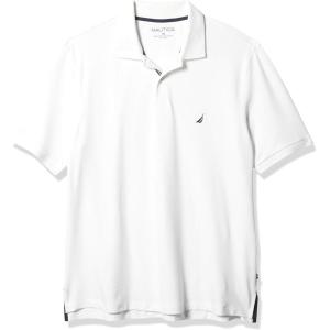imageNautica Mens Big ampamp Tall Stretch Pique PoloBright White