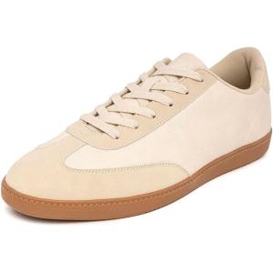 imageNautica Mens Classic LaceUp Low Top Fashion Sneaker Loafer  Stylish and Comfortable Casual ShoeIvoryiod