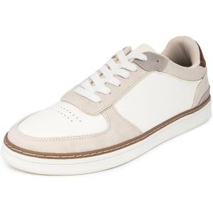 imageNautica Mens Classic LaceUp Low Top Fashion Sneaker Loafer  Stylish and Comfortable Casual ShoeLight Taupesavar