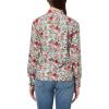 imageNautica Womens Button Front Long Sleeve Roll Tab ShirtBloom Multi