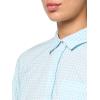 imageNautica Womens Button Front Long Sleeve Roll Tab ShirtPorcelain BlueBright White