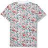 imageNautica Womens Short Sleeve Button Placket PoloBloom Multi