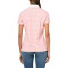 imageNautica Womens Short Sleeve Button Placket PoloBloomBright White