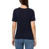 imageNautica Womens Short Sleeve Crew Neck Cable Solid SweaterNight Sky