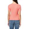 imageNautica Womens Solid VNeck Short Sleeve TShirtBloom