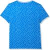 imageNautica Womens Solid VNeck Short Sleeve TShirtCeruleanWhite