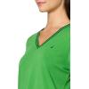 imageNautica Womens Solid VNeck Short Sleeve TShirtNew Leaf