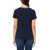imageNautica Womens Solid VNeck Short Sleeve TShirtSky Captain