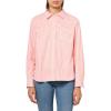 imageNautica Womens Button Front Long Sleeve Roll Tab ShirtBloom Bright White