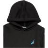 imageNautica Boys Long Sleeve Fleece Pullover Hoodie Comfortable Relaxed FitBlack