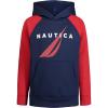 imageNautica Boys Long Sleeve Fleece Pullover Hoodie Comfortable Relaxed FitMulti
