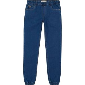 imageNautica Boys Pullon Stretch Denim Jogger Jeans 5Pocket Style ampamp Drawstring ClosureMedium Blue